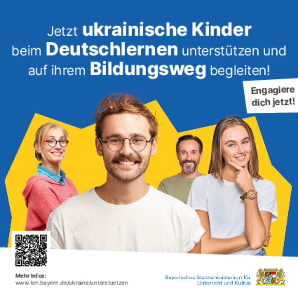 Jetzt ukrainische Kinder beim Deutschlernen unterstützen und auf ihrem Bildungsweg begleiten!