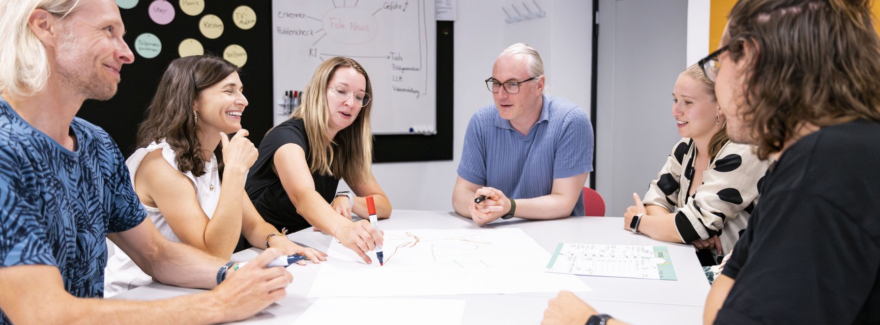 ZLF Team am arbeiten