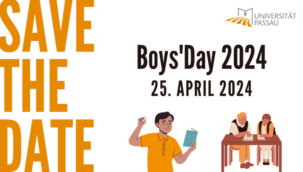 Save the date zum Boys'Day 2024 am 25. April 2024